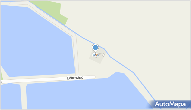 Śladków Mały, Śladków Mały, 100A, mapa Śladków Mały