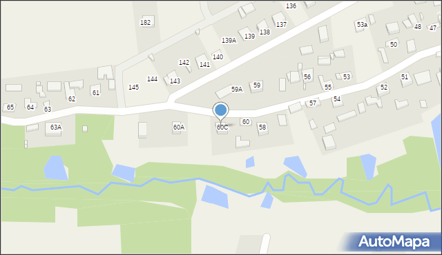 Śladków Mały, Śladków Mały, 60C, mapa Śladków Mały