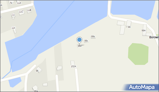 Śladków Mały, Śladków Mały, 99d, mapa Śladków Mały