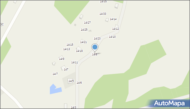 Ślądkowice, Ślądkowice, 14/8, mapa Ślądkowice