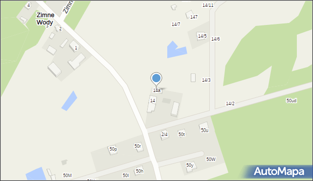 Ślądkowice, Ślądkowice, 14a, mapa Ślądkowice