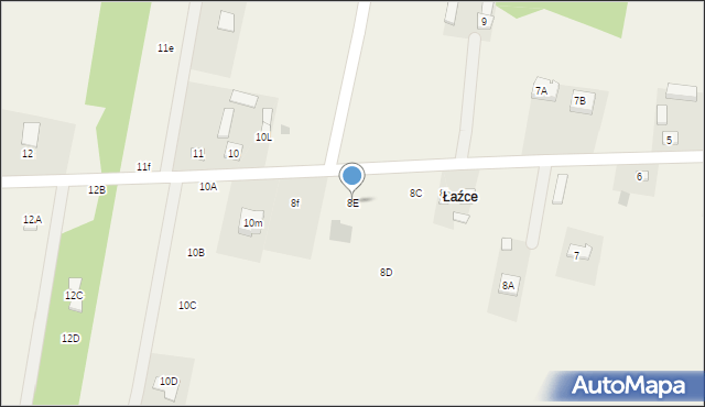 Ślądkowice, Ślądkowice, 8E, mapa Ślądkowice