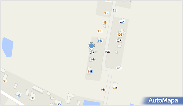 Ślądkowice, Ślądkowice, 93F, mapa Ślądkowice