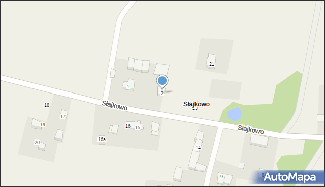 Słajkowo, Słajkowo, 2, mapa Słajkowo