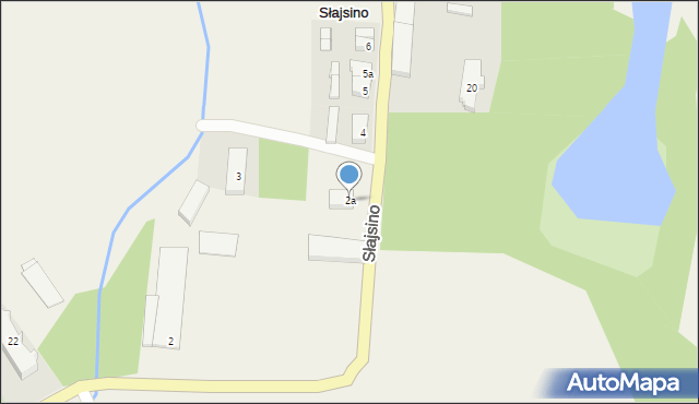 Słajsino, Słajsino, 2a, mapa Słajsino