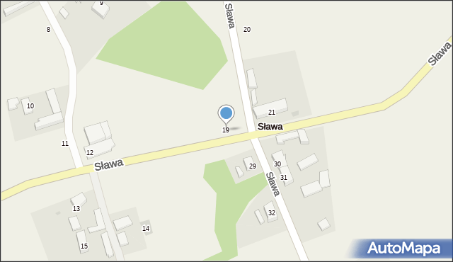 Sława, Sława, 19, mapa Sława