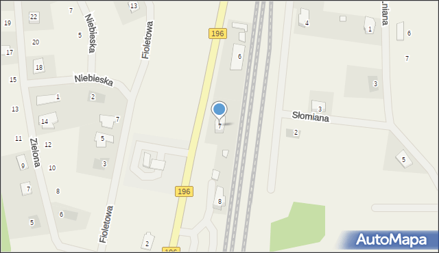 Sława Wielkopolska, Sława Wielkopolska, 7, mapa Sława Wielkopolska