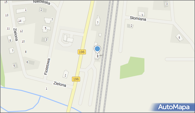 Sława Wielkopolska, Sława Wielkopolska, 8, mapa Sława Wielkopolska