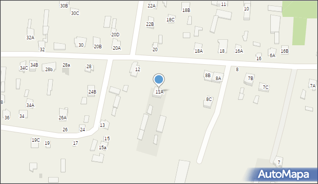 Sławacinek Stary, Sławacinek Stary, 11A, mapa Sławacinek Stary