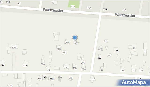 Sławacinek Stary, Sławacinek Stary, 20C, mapa Sławacinek Stary