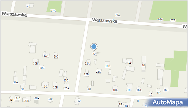 Sławacinek Stary, Sławacinek Stary, 22, mapa Sławacinek Stary