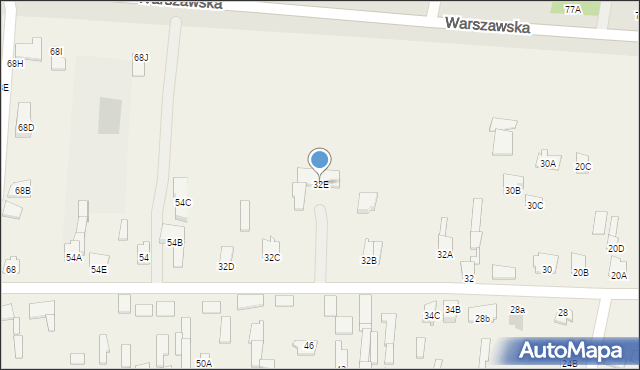 Sławacinek Stary, Sławacinek Stary, 32E, mapa Sławacinek Stary