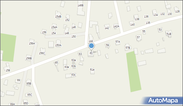 Sławacinek Stary, Sławacinek Stary, 61, mapa Sławacinek Stary