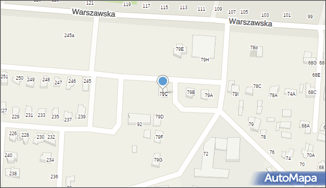 Sławacinek Stary, Sławacinek Stary, 79C, mapa Sławacinek Stary