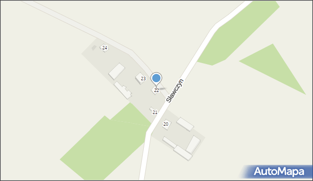 Sławczyn, Sławczyn, 22, mapa Sławczyn