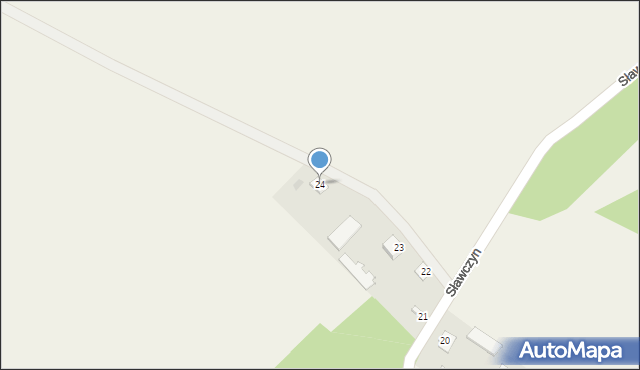 Sławczyn, Sławczyn, 24, mapa Sławczyn