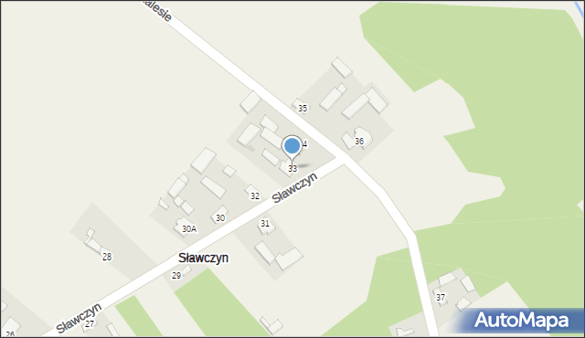 Sławczyn, Sławczyn, 33, mapa Sławczyn