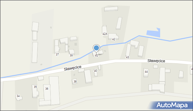Sławęcice, Sławęcice, 41, mapa Sławęcice