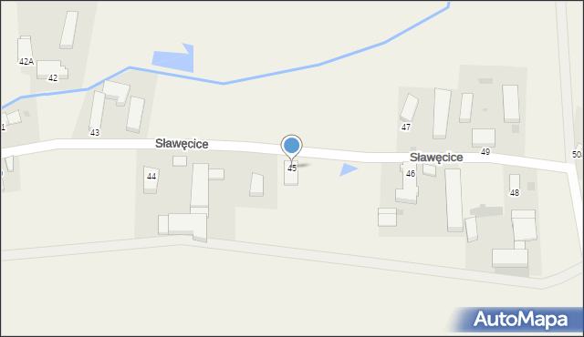 Sławęcice, Sławęcice, 45, mapa Sławęcice