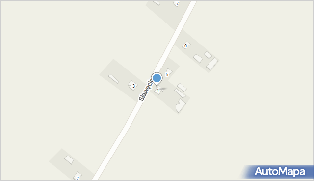 Sławęcin, Sławęcin, 4, mapa Sławęcin