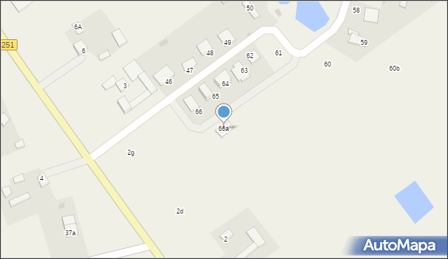 Sławęcinek, Sławęcinek, 66a, mapa Sławęcinek
