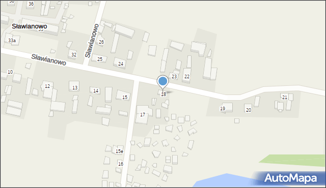 Sławianowo, Sławianowo, 18, mapa Sławianowo