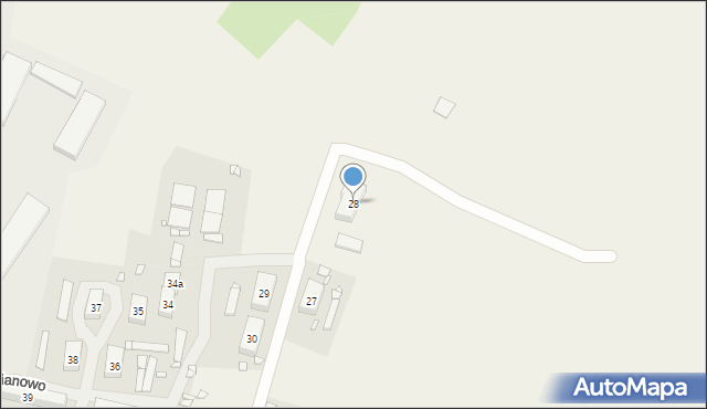 Sławianowo, Sławianowo, 28, mapa Sławianowo