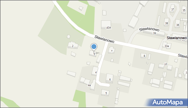 Sławianowo, Sławianowo, 3, mapa Sławianowo