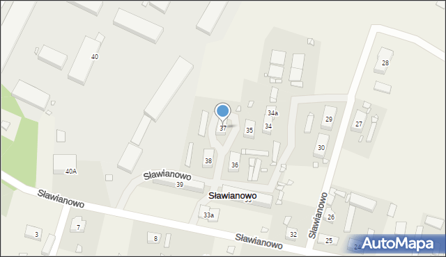 Sławianowo, Sławianowo, 37, mapa Sławianowo