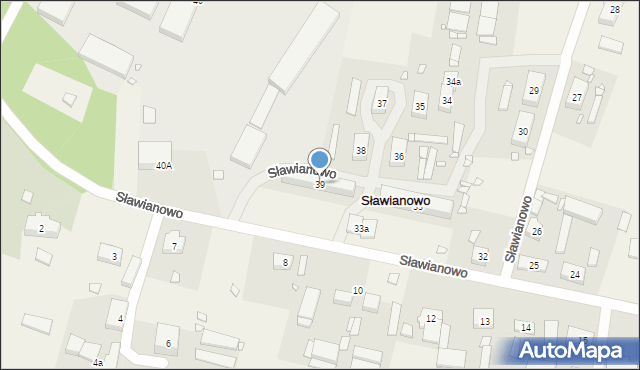 Sławianowo, Sławianowo, 39, mapa Sławianowo