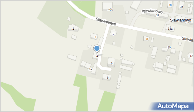 Sławianowo, Sławianowo, 4, mapa Sławianowo