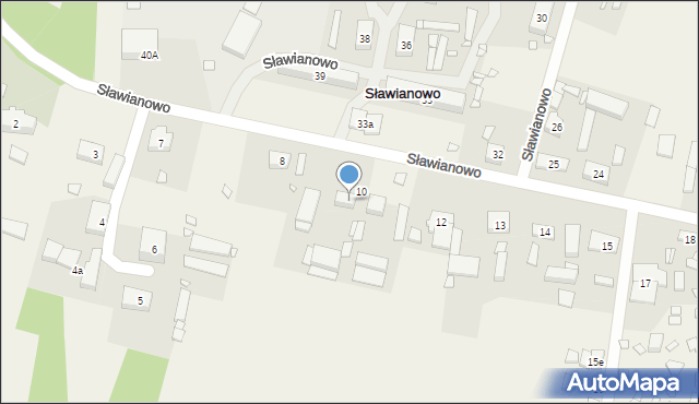 Sławianowo, Sławianowo, 9, mapa Sławianowo