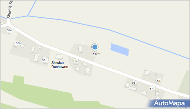 Sławice Szlacheckie, Sławice Szlacheckie, 54a, mapa Sławice Szlacheckie