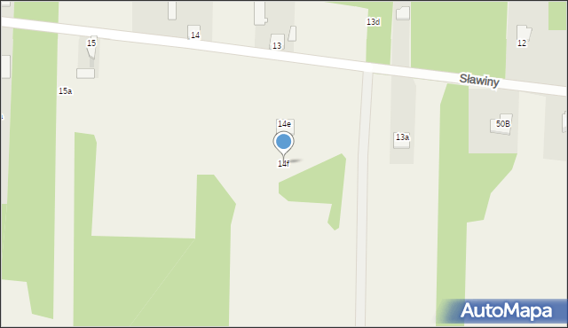 Sławiny, Sławiny, 14f, mapa Sławiny