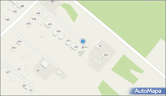 Sławiny, Sławiny, 40l, mapa Sławiny