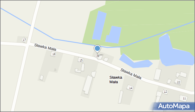 Sławka Mała, Sławka Mała, 19, mapa Sławka Mała