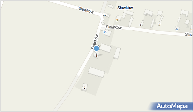 Sławków, Sławków, 3, mapa Sławków