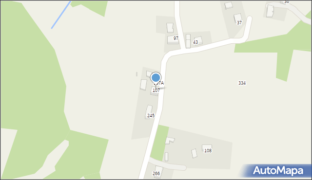 Sławkowice, Sławkowice, 107, mapa Sławkowice