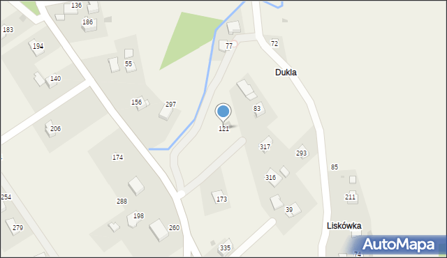 Sławkowice, Sławkowice, 121, mapa Sławkowice