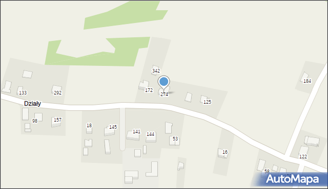 Sławkowice, Sławkowice, 274, mapa Sławkowice