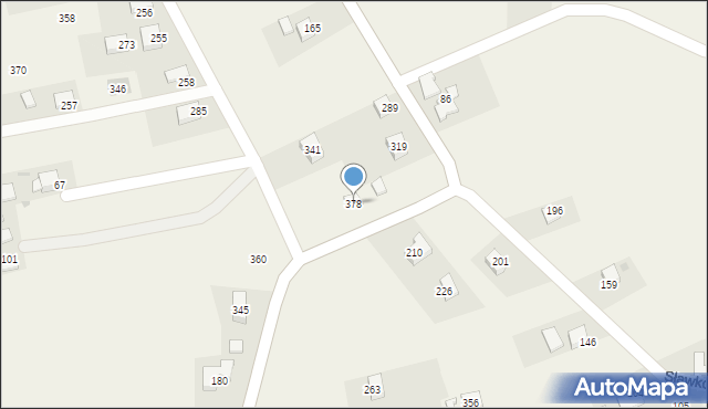 Sławkowice, Sławkowice, 378, mapa Sławkowice