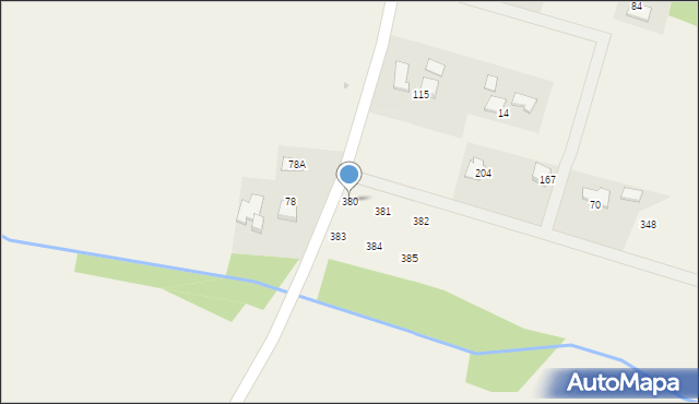 Sławkowice, Sławkowice, 380, mapa Sławkowice