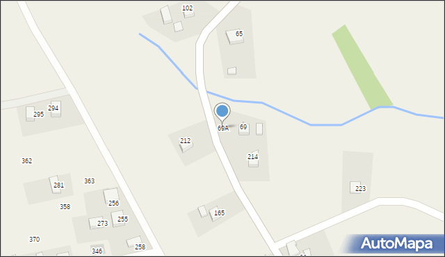 Sławkowice, Sławkowice, 69A, mapa Sławkowice