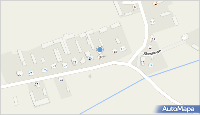 Sławkowo, Sławkowo, 19, mapa Sławkowo