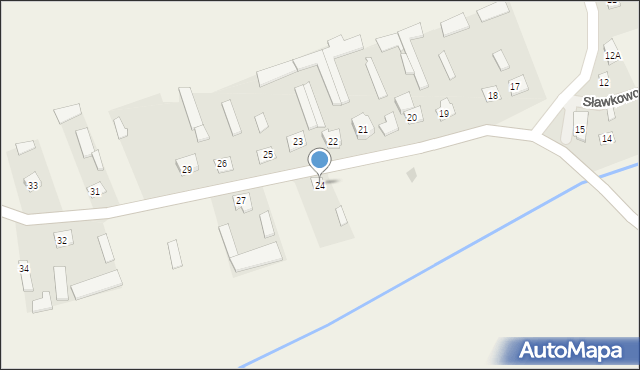 Sławkowo, Sławkowo, 24, mapa Sławkowo