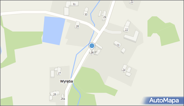 Sławnikowice, Sławnikowice, 25, mapa Sławnikowice