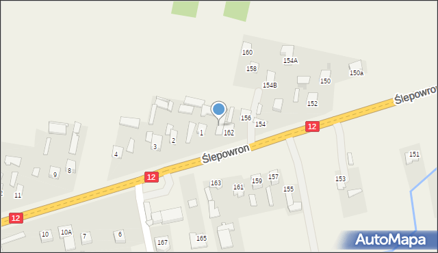 Sławno, Sławno, 1a, mapa Sławno