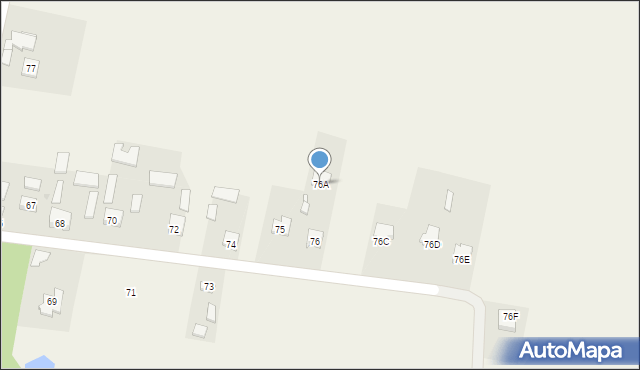 Sławno, Sławno, 76A, mapa Sławno