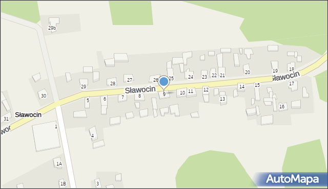 Sławocin, Sławocin, 9, mapa Sławocin