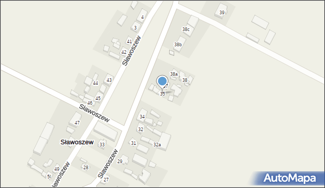 Sławoszew, Sławoszew, 35, mapa Sławoszew